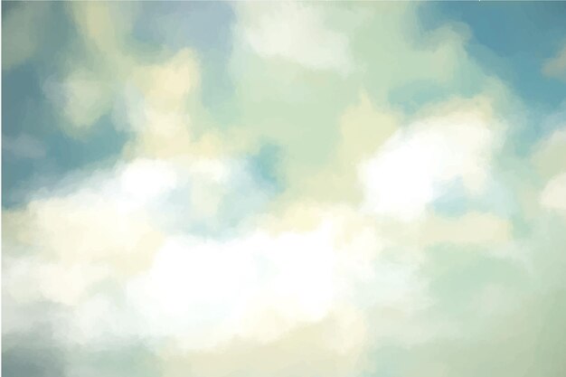 Hand painted watercolor pastel sky background