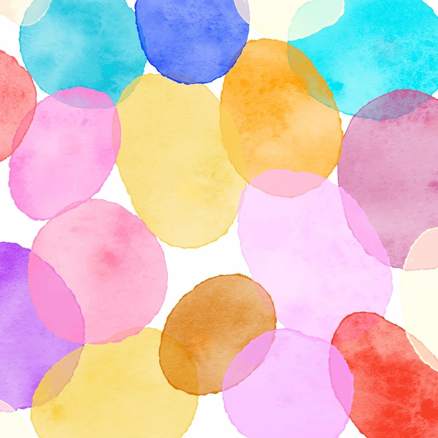 Free Vector hand painted watercolour spots pattern background