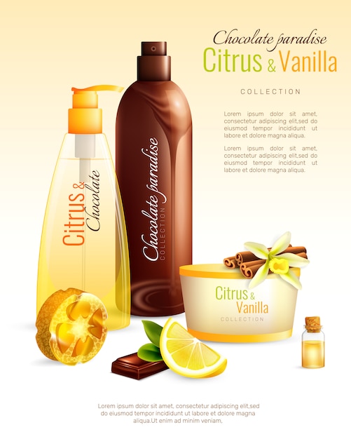 Handmade Cosmetics With Nutritive Ingredients Poster