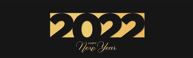 Free Vector happpy new year 2022 background with golden texture