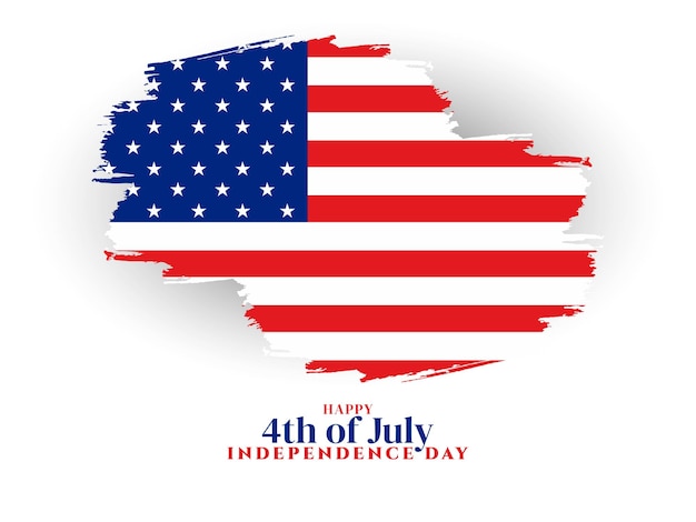 Free Vector happy 4th of july american independence day background