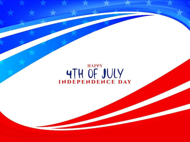 Happy 4th of july american independence day background