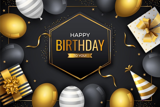 Happy birthday design background