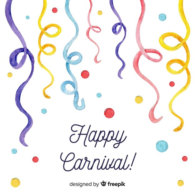 Happy carnival background