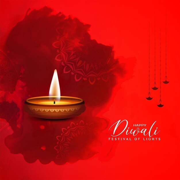 Happy Diwali Indian festival celebration classic elegant background