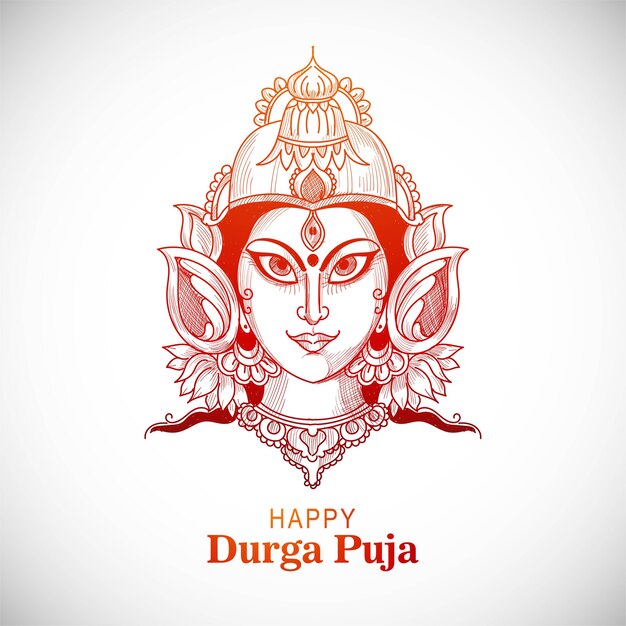 Happy Durga Puja background