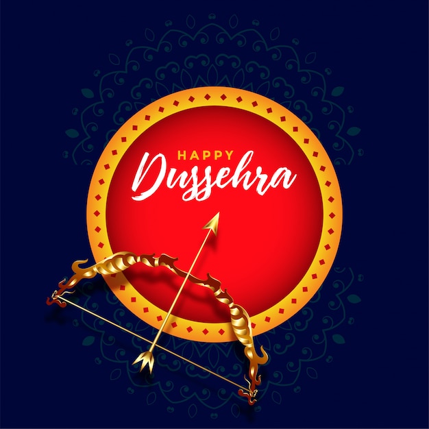 Free Vector happy dussehra background