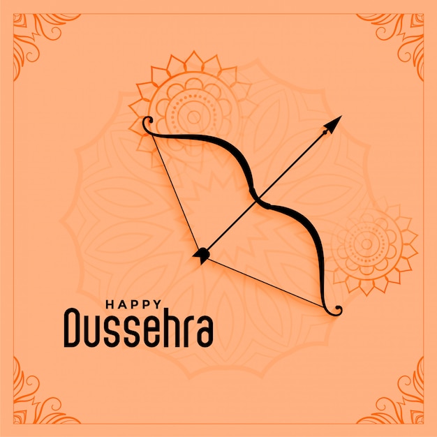 Free Vector happy dussehra background