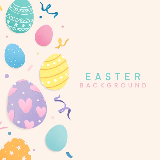 Happy Easter card design