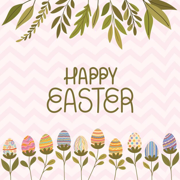 Happy easter card