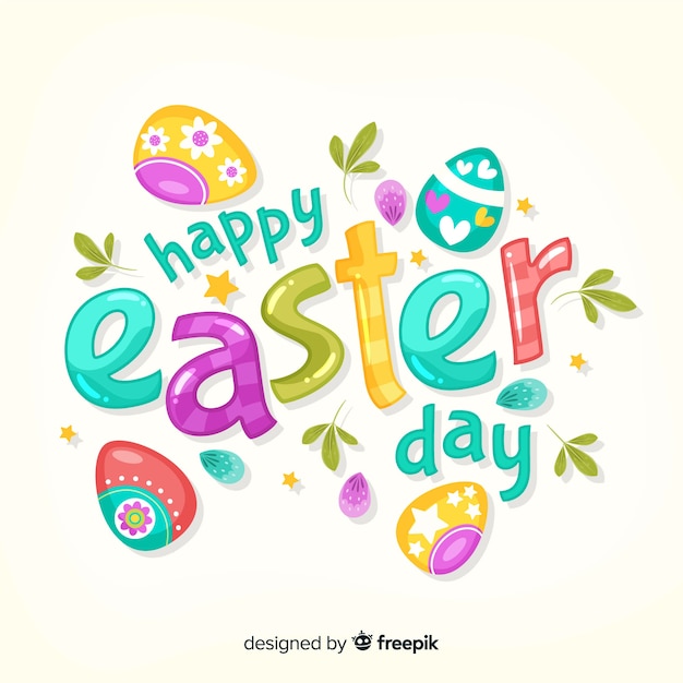 Happy easter day background