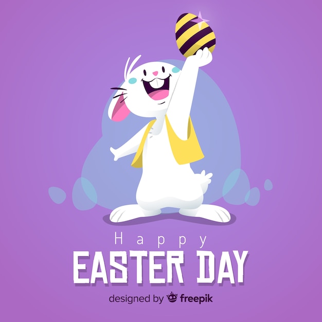 Free Vector happy easter day