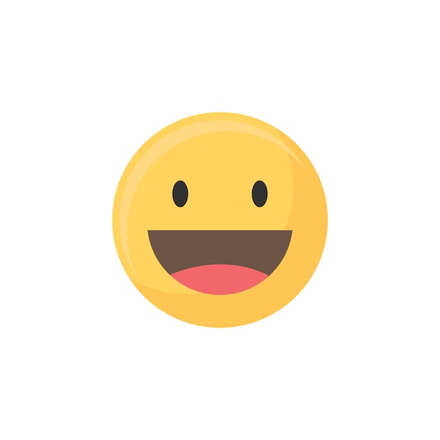 Free Vector happy emoji 