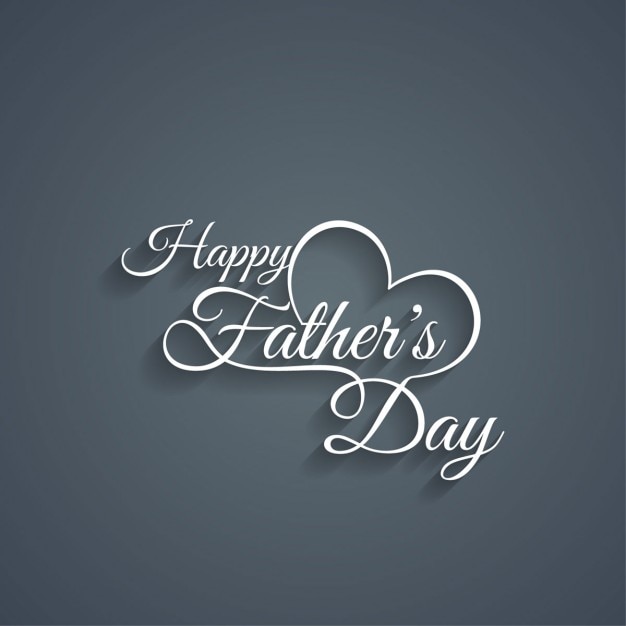 Happy father's day text background