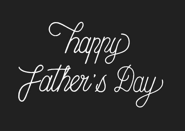 Happy father&#39;s day typography design illustration