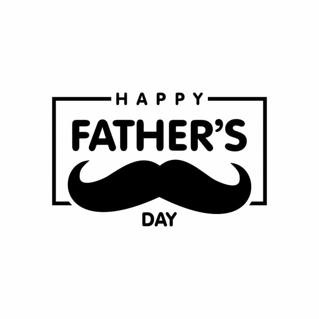 Happy fathers day lettering