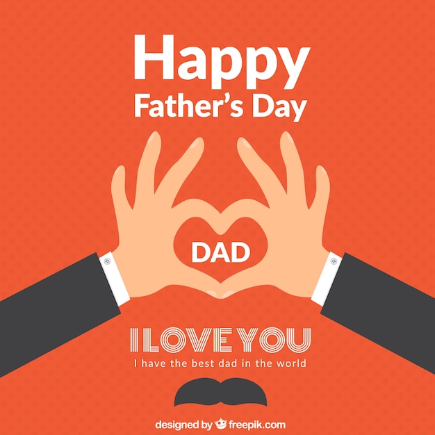 Free vector happy fathers day