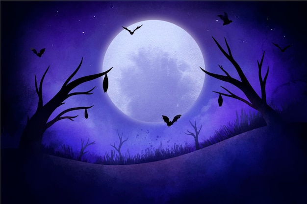 Happy halloween background style