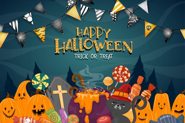 Happy halloween celebration