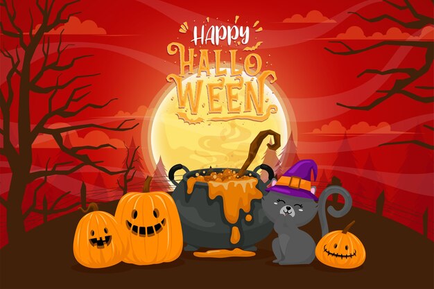 Happy halloween celebration