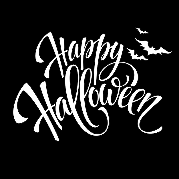 Free Vector happy halloween message design background. vector illustration eps 10