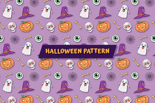 Happy halloween pattern