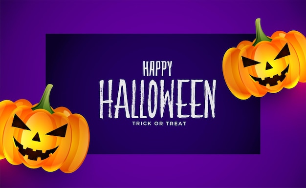 Happy halloween realistic background design