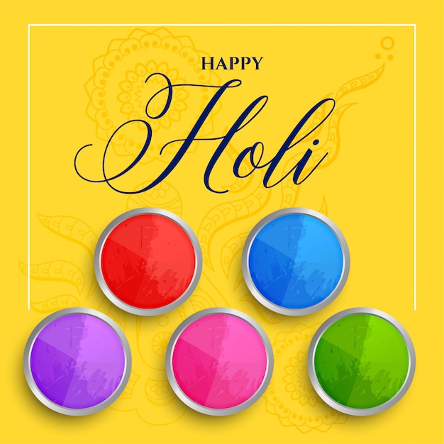 Happy holi festival of colors background