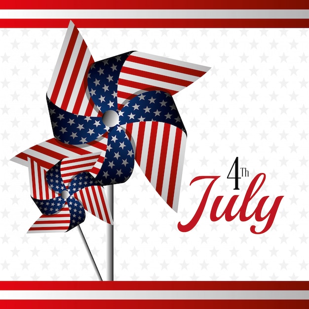 Happy independence day 4th July USA celebration