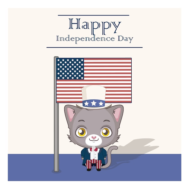 Free vector happy independence day