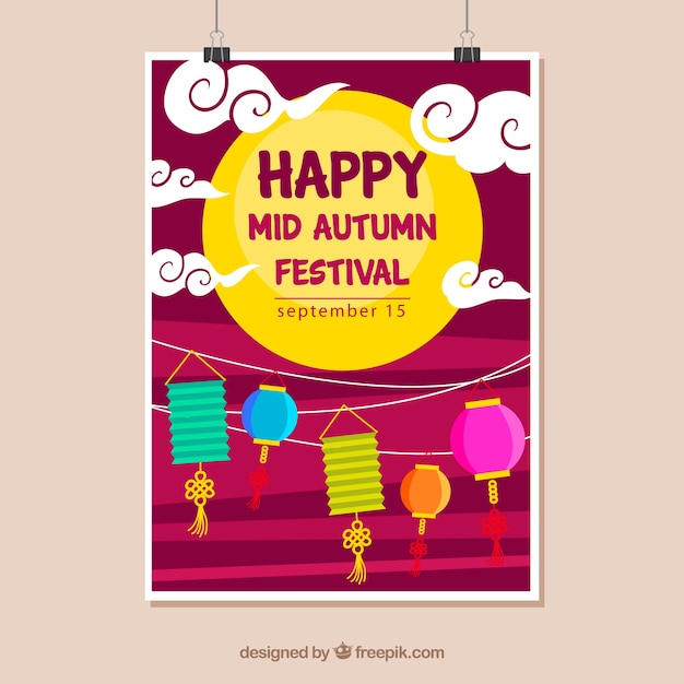 Happy mida autumn festival