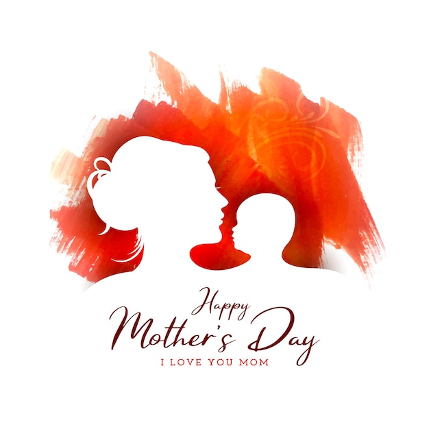 Happy Mothers day adorable lovely background design