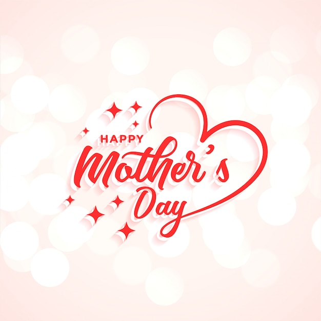 Happy mothers day creative lettering background design