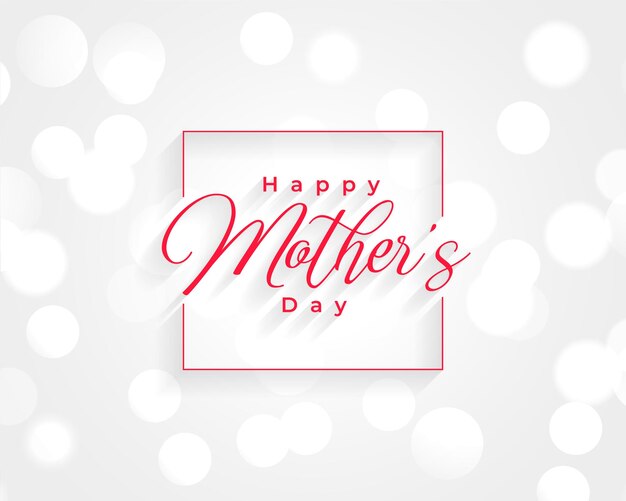 Happy mothers day wishes card design