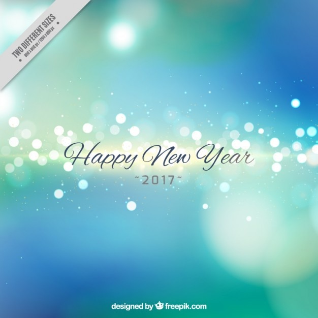 Happy New Year 2016 Blue Background