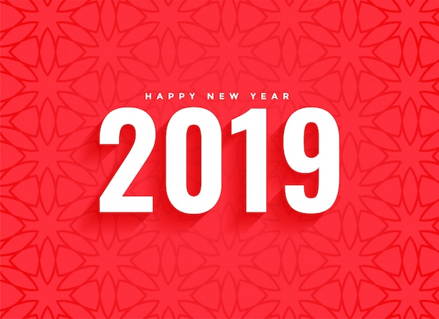 Happy new year 2019 background