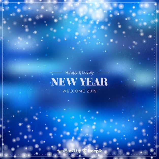 Happy new year 2019 background