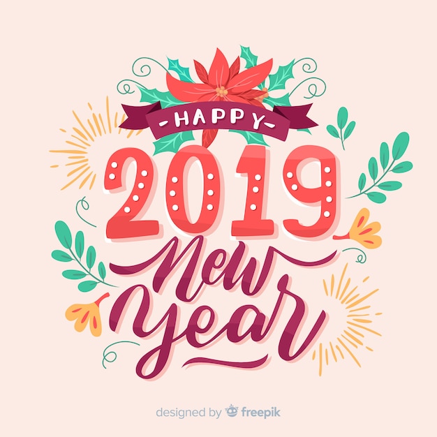 Happy New Year 2019 Background