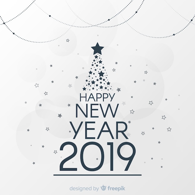 Free vector happy new year 2019