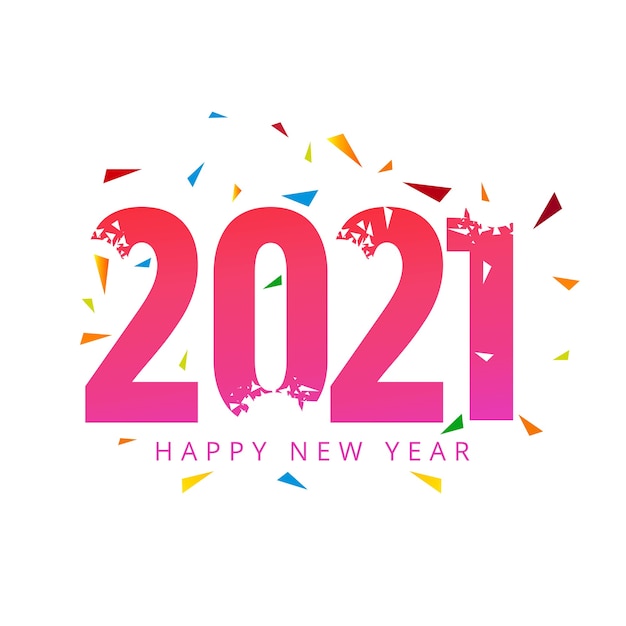 Happy new year 2021  holiday celebration background