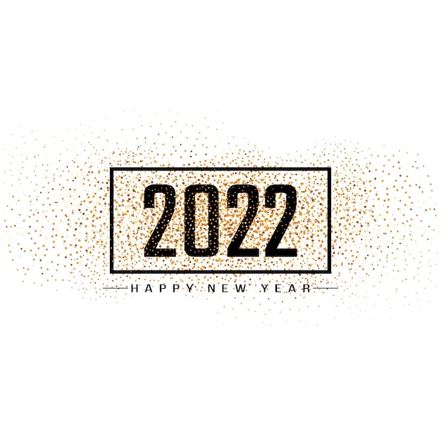 Free Vector happy new year 2022 celebration greeting background vector