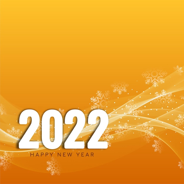 Free vector happy new year 2022 elegant stylish background vector