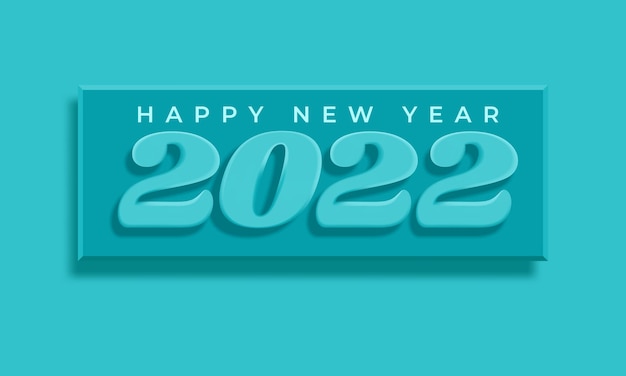 Happy new Year 2022 Greeting Card