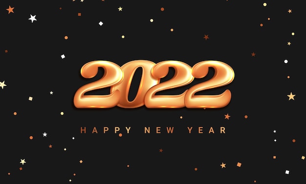 Happy new Year 2022 Greeting Card