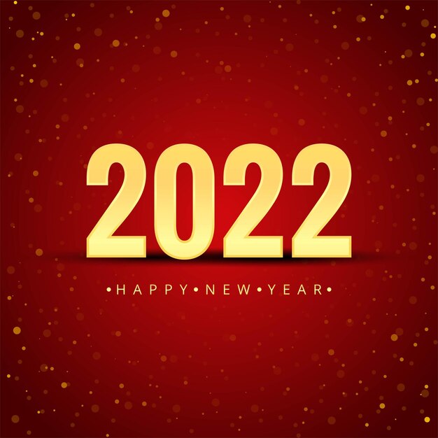 Happy new year 2022 holiday card festival background