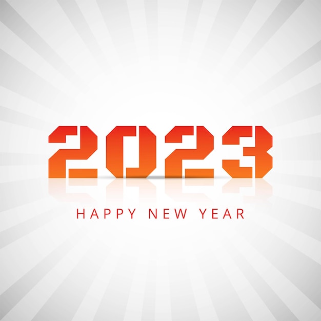 Happy new year 2023 celebration card background