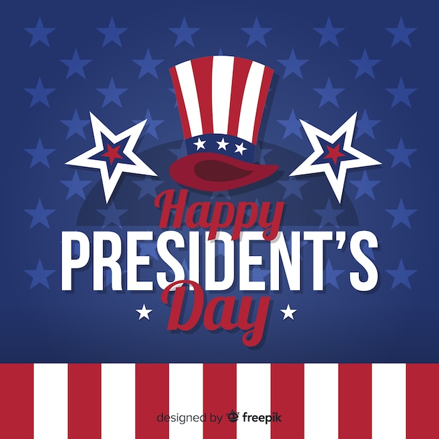 Free Vector happy president's day