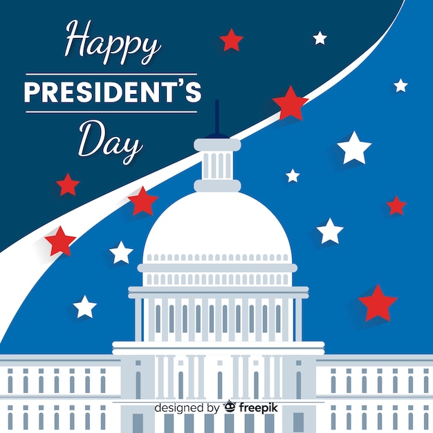 Free Vector happy president's day