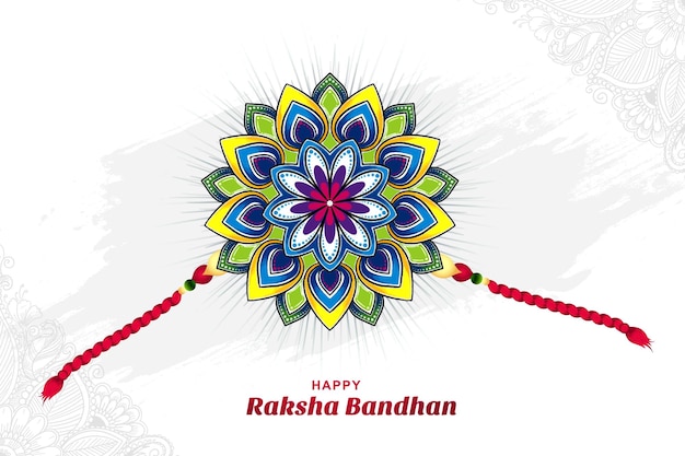 Happy raksha bandhan celebration card background