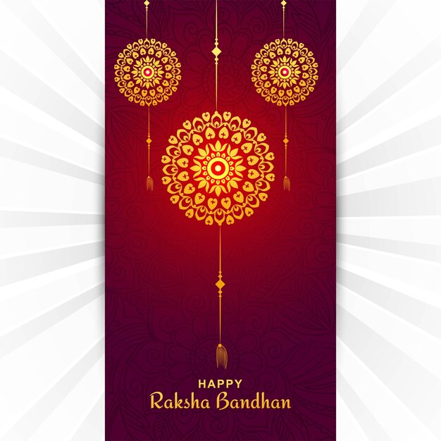 Happy raksha bandhan celebration festival card background